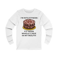 I’m Into Fitness Cake Long Sleeve  T-Shirt