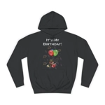 It's My Birthday Balloons And Wine Hoodie
