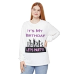It's My Birthday Lets Party Adult Long Sleeve T-Shirt It's My Birthday Lets Party Adult Long Sleeve T-Shirt