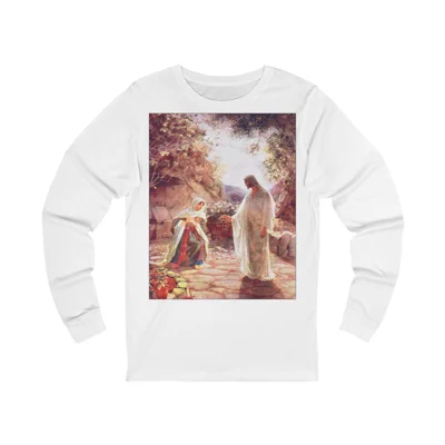 Jesus Appears To Mary Magdalene Long Sleeve T-Shirt