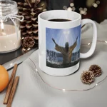 Jesus Baptism Angel Coffee Mug