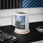 Jesus Baptism Angel Coffee Mug