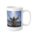 Jesus Baptism Angel Coffee Mug