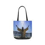 Jesus Baptism Angel Shoulder Tote Bag