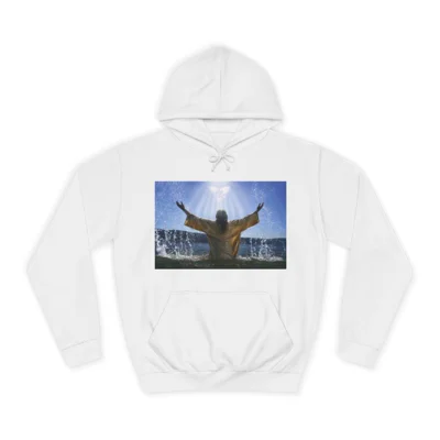 Jesus Baptism Angel Hoodie