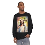 Jesus Christ Cross Watercolour Portrait Painting Long Sleeve T-Shirt Jesus Christ Cross Watercolour Portrait Painting Long Sleeve T-Shirt
