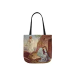 Jesus Visits Mary Magdalene Shoulder Tote Bag