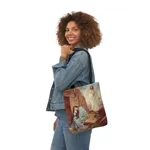 Jesus Visits Mary Magdalene Shoulder Tote Bag