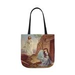 Jesus Visits Mary Magdalene Shoulder Tote Bag