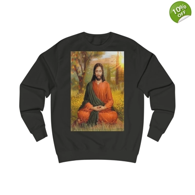 Jesus Christ Meditation At Prayer Sweatshirt