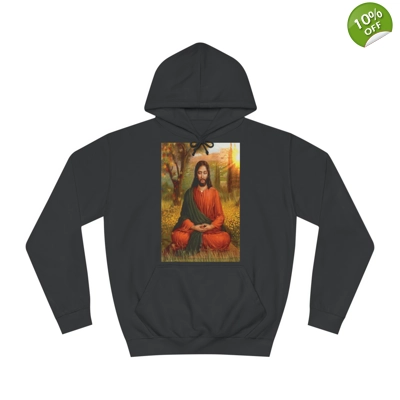 Jesus Christ Meditation At Prayer Hoodie
