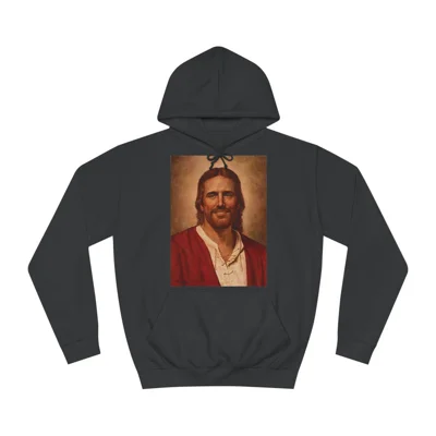 Jesus Loving Smile Portrait Hoodie