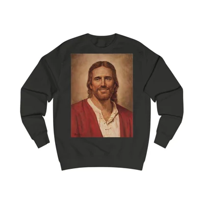 Jesus Loving Smile Portrait Sweatshirt