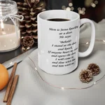 Jesus knocks On The Door Bible Verse Coffee Mug