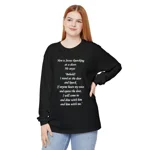 Jesus knocks On The Door Bible Verse Long Sleeve T-Shirt