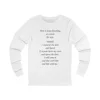 Jesus knocks On The Door Bible Verse Long Sleeve T-Shirt