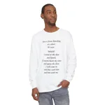 Jesus knocks On The Door Bible Verse Long Sleeve T-Shirt