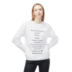 Jesus knocks On The Door Bible Verse Sweatshirt