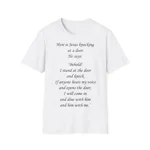 Jesus knocks On The Door Bible Verse T-Shirt
