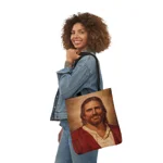 Jesus Loving Smile Portrait Shoulder Tote Bag