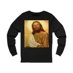 Jesus Portrait I Am The Way Long Sleeve T-Shirt