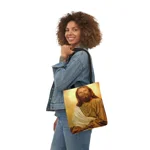Jesus Portrait I Am The Way Shoulder Tote Bag