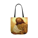Jesus Portrait I Am The Way Shoulder Tote Bag