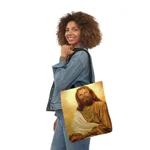 Jesus Portrait I Am The Way Shoulder Tote Bag