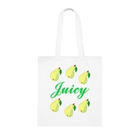Juicy Pears Fruit Cotton Shopping Tote Bag