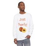 Just Peachy Peach Fruit Summer Long Sleeve T-Shirt Just Peachy Peach Fruit Summer Long Sleeve T-Shirt