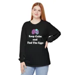 Keep Calm And Find The Eggs Easter Long Sleeve T-Shirt