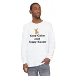 Keep Calm And Happy Easter Bunny Long Sleeve T-Shirt