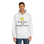 Keep Calm And Happy Easter Chick Hoodie