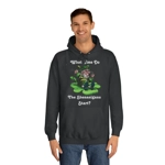 Leprechaun on Shamrock What Time Do The Shenanigans Start Hoodie