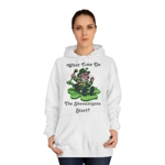 Leprechaun on Shamrock What Time Do The Shenanigans Start Hoodie