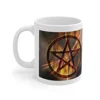 Magic Burning Pentagram Witches Pentacle Coffee Mug