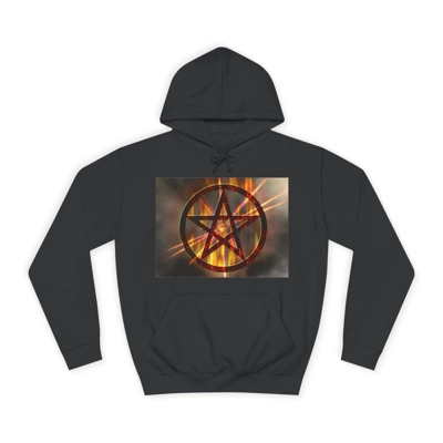 Magic Burning Pentagram Witches Pentacle Hoodie