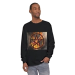 Magic Burning Pentagram Witches Pentacle Long Sleeve T-Shirt