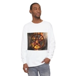 Magic Burning Pentagram Witches Pentacle Long Sleeve T-Shirt