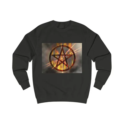 Magic Burning Pentagram Witches Pentacle Sweatshirt