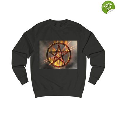 Magic Burning Pentagram Witches Pentacle Sweatshirt