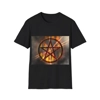 Magic Burning Pentagram Witches Pentacle T-Shirt