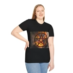 Magic Burning Pentagram Witches Pentacle T-Shirt