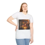 Magic Burning Pentagram Witches Pentacle T-Shirt