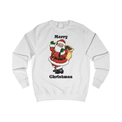 Merry Christmas Santa Claus Jolly Cartoon Sweatshirt