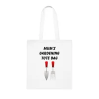 Mum's Gardening Tote Bag Mother's Day Cotton Shopping Tote Bag