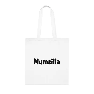 Mumzilla Funny Quote Mum Mother's Day Cotton Shopping Tote Bag