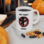Not Today Cupid Anti Valentine's Day Coffee Mug