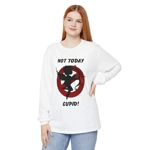 Not Today Cupid Anti Valentine's Day Cotton Long Sleeve T-Shirt