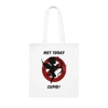 Not Today Cupid Anti Valentine's Day Cotton Shopping Tote Bag